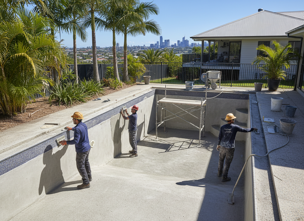 concrete pools in Chermside
