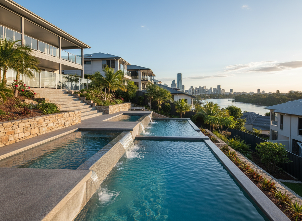 concrete pools in Bulimba